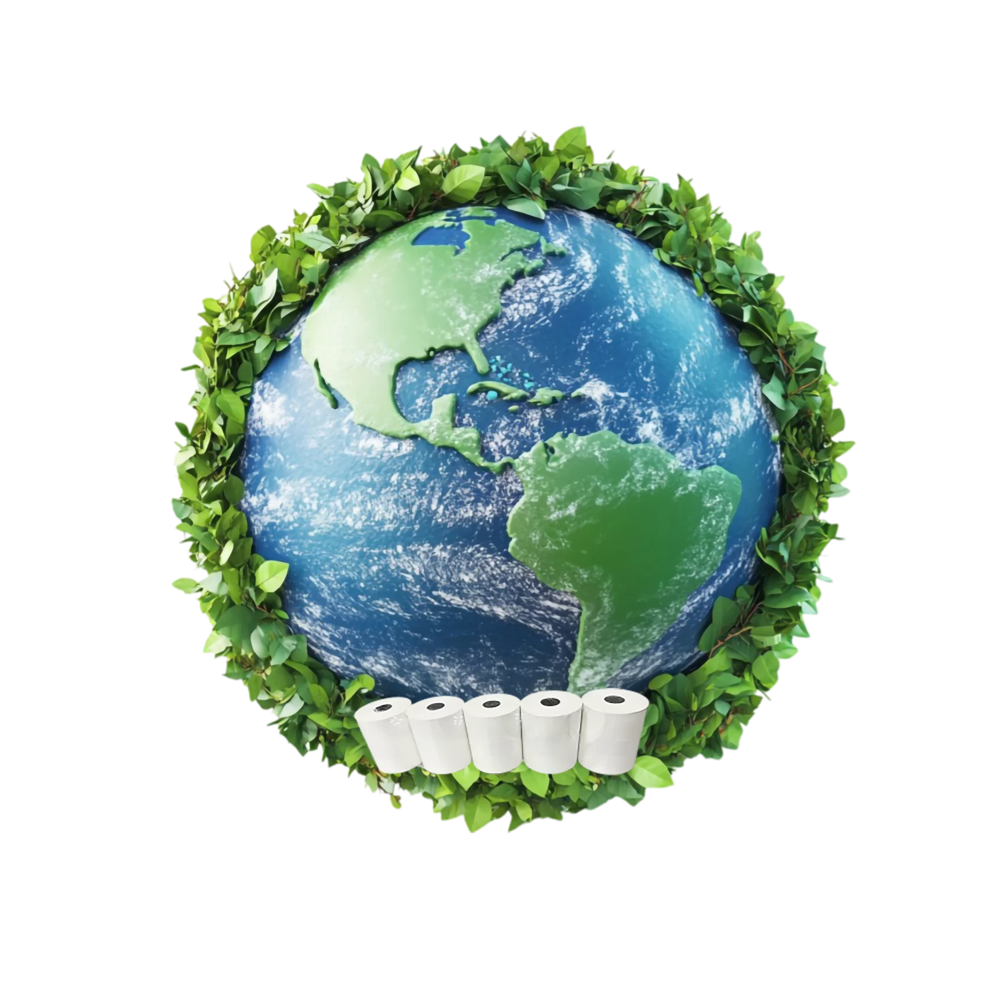 Modern BPA-free thermal paper rolls – eco-friendly, phenol-free, made in Canada 2025